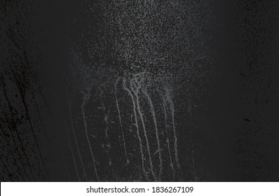 Luxury black metal gradient background with distressed metal plate texture. Vector illustration