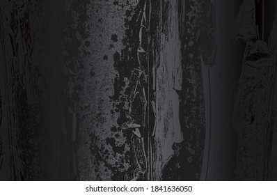 Luxuriöser, schwarzer Farbverlauf-Hintergrund mit bedrücktem Holzparkett. Vektorgrafik