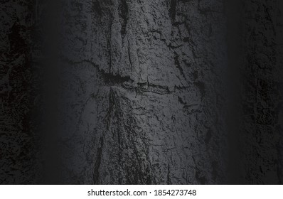 Fondo de gradiente de metal negro de lujo con una textura de parqué de madera angustiada. Ilustración del vector