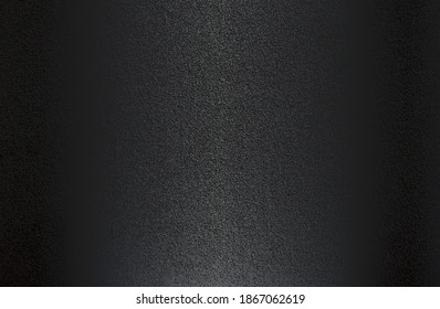 Luxury black metal gradient background with distressed cracked concrete texture. Vector illustration