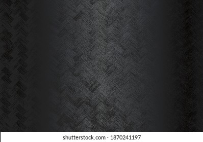Fondo de gradiente de metal negro de lujo con textura de vid de mimbre angustiada. Ilustración del vector