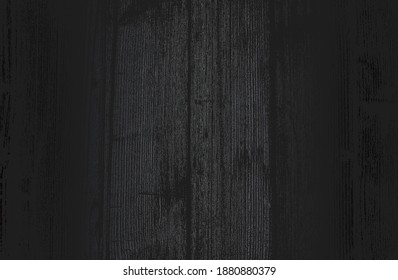 Fondo de gradiente de metal negro de lujo con una textura de parqué de madera angustiada. Ilustración del vector