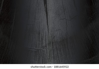 Fondo de gradiente de metal negro de lujo con una textura de parqué de madera angustiada. Ilustración del vector