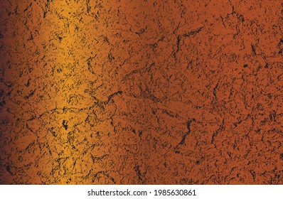Fondo de gradiente de metal negro de lujo con textura de hormigón craqueado con angustia. Ilustración del vector