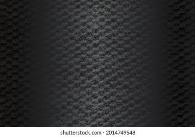 Fondo de gradiente de metal negro de lujo con textura de placa metálica en peligro. Ilustración del vector