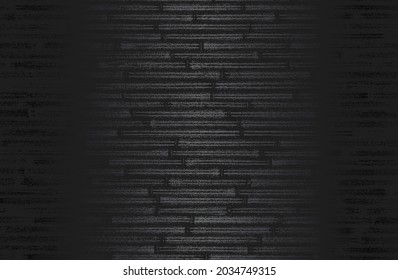 Fondo de gradiente de metal negro de lujo con textura de vid de mimbre angustiada. Ilustración del vector