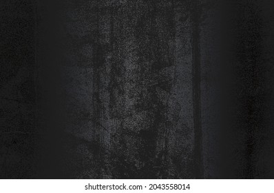 Fondo de gradiente de metal negro de lujo con textura de placa metálica en peligro. Ilustración del vector