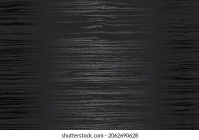 Luxury black metal gradient background with distressed wooden parquet texture. Vector illustration