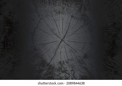 Fondo de gradiente de metal negro de lujo con una textura de parqué de madera angustiada. Ilustración del vector
