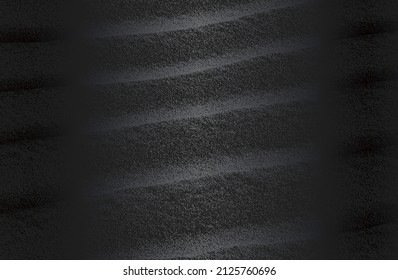 Fondo de gradiente de metal negro de lujo con textura de placa metálica en peligro. Ilustración del vector