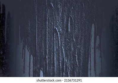 Luxury black metal gradient background with distressed cracked concrete texture. Vector illustration