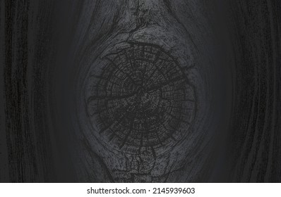 Fondo de gradiente de metal negro de lujo con una textura de parqué de madera angustiada. Ilustración del vector