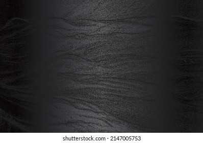Luxuriöser, schwarzer Farbverlauf-Hintergrund mit bedrücktem, gecracktem Beton. Vektorgrafik