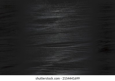 Luxury black metal gradient background with distressed wooden parquet texture. Vector illustration