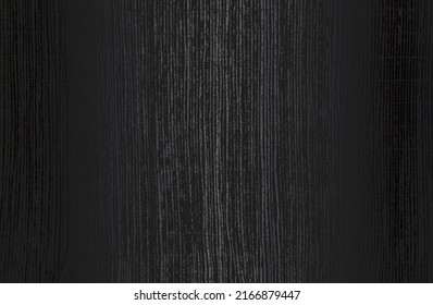 Luxury black metal gradient background with distressed wicker vine texture. Vector illustration