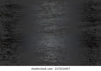 Fondo de gradiente de metal negro de lujo con una textura de parqué de madera angustiada. Ilustración del vector