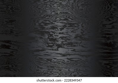 Fondo de gradiente de metal negro de lujo con una textura de parqué de madera angustiada. Ilustración del vector