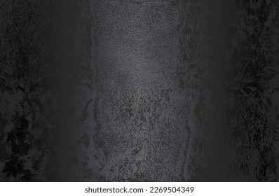Fondo de gradiente de metal negro de lujo con textura de piel natural angustiada. Ilustración del vector