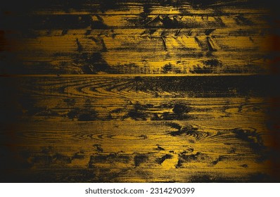 Fondo de gradiente de metal negro de lujo con una textura de parqué de madera angustiada. Ilustración del vector