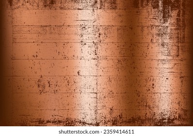 Luxury black metal gradient background with distressed brick wall texture. Vector illustration