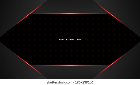 Luxury Black and Red Background For Banner, web, wallpaper, presentation, lay out, landing page, Game, and etc. Eps 10