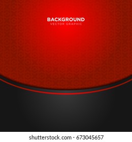 luxury black red color background vector illustration
