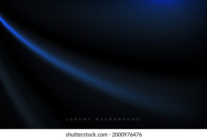 Luxury black texture background with shadow and light effect