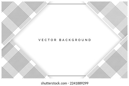 luxury black and white rectangle background design