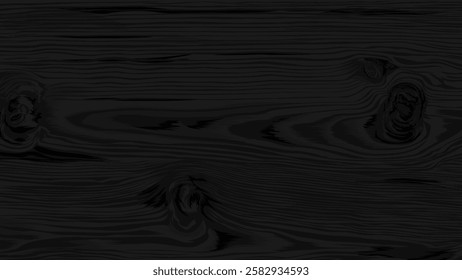 luxury black wood texture, rare ebony wood, expensive wood. vector pattern