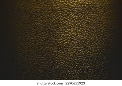 Luxury blackgolden  metal gradient background with distressed natural, genuine animal skin, leather texture. Vector illustration