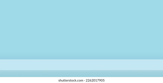 Luxury blue abstract background. 3d background products display podium scene, platform studio, business report paper room with smooth gradient for banner, card. vector illustration