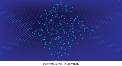 Luxury blue background design. Background with a combination of starlight. Modern Abstract Decorative Style Brochure, banners and flayers. Traditional Minimal Design. new concept