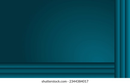 Vector de diseño de fondo azul de lujo con gradación para presentación de plantillas, papel pintado, web, tarjeta, banner, etc. Resumen de fondo azul.