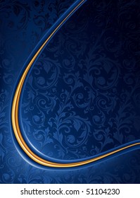 Luxury Blue Background, vector