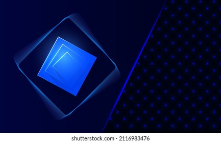 luxury blue card vector background.