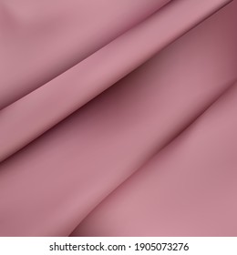 The luxury of blue fabric texture background.Closeup of rippled blue silk fabric.Abstract pink cloth or liquid wave vector background.Cloth soft wave. Creases of satin, silk, and cotton.