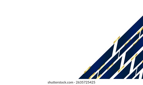 Luxury blue geometric background template with modern abstract shapes.