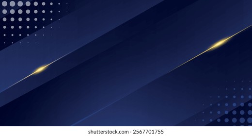 Luxury blue golden background vector design in eps 10