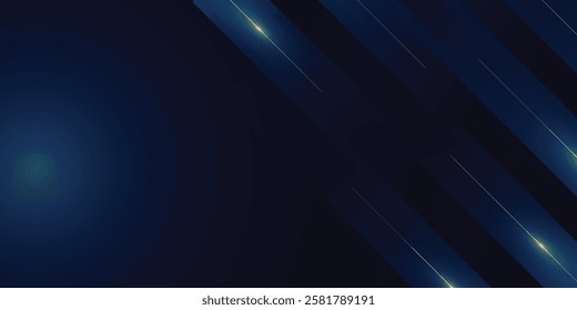 Luxury blue golden background vector design in eps 10
