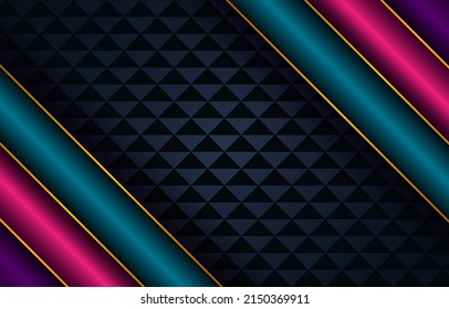 Luxury blue gradient background design