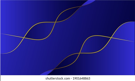 Luxury Blue Paper Cut Hintergrund für Poster, Flyer, Vektorgrafik, Cover Design, Buch, CD, Banner und Website-Werbung