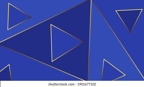 Fondo de corte de papel azul de lujo para afiches, volantes, vectores, diseño de portada, libro, CD, banner y publicidad en sitios web