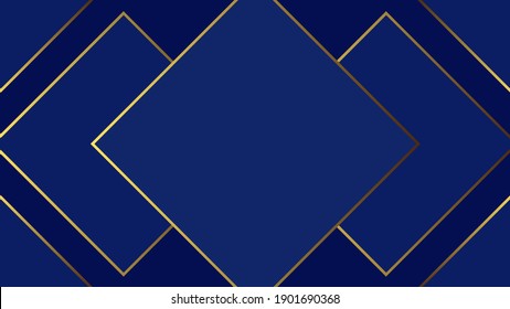 Luxury Blue Paper Cut Background for Poster,  Flyer,  Vector,  Cover Design, Book, CD, Banner and Website Advertising