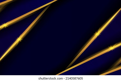 Luxury blue premium background vector