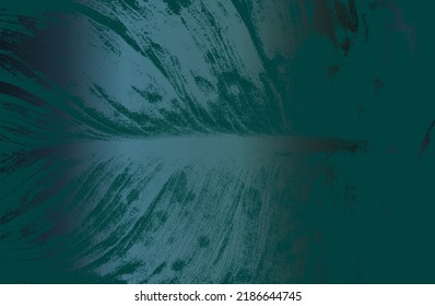 Fondo de gradiente de metal azul de lujo, turquesa, con textura de hoja de cierre angustiada con rayas. Ilustración del vector