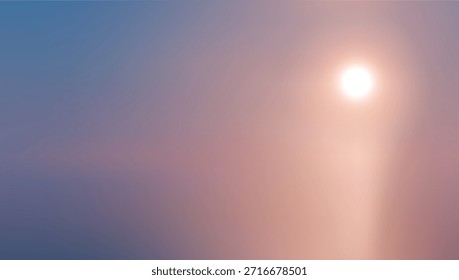 Fondo de mar de la puesta del sol borrosa de lujo. Tonos ámbar o azules ricos para la marca corporativa, Sitio web, presentación. Perfecto para portadas de libros artísticos, arte de álbumes de música, diseño de carteles. Telón de fondo de Vector Abstractas