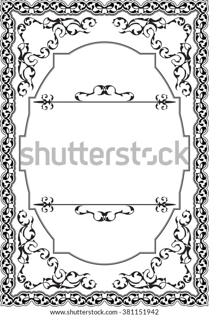 Luxury board in\
victorian style on\
white