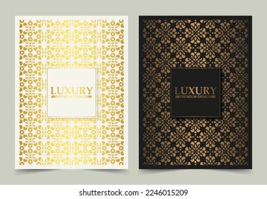 luxuriöse Buchdecke mit Ziermuster-Textur