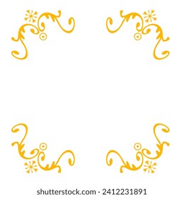 Luxury Border Corner Frame Element