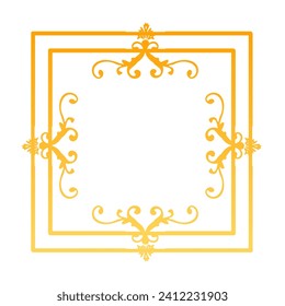 Luxury Border Corner Frame Element